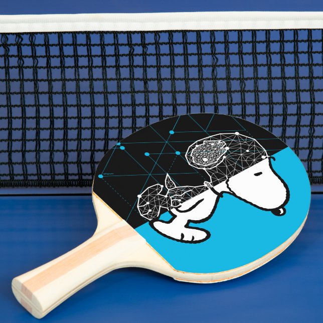 Raquette De Ping Pong cacahuètes | Conception géométrique Snoopy (Insitu)