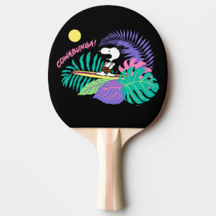 Raquette De Ping Pong cacahuètes   Cowabunga Snoopy