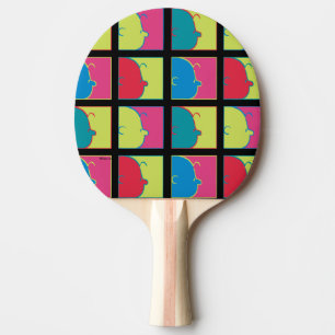 Raquette De Ping Pong cacahuètes Pop Art Charlie Brown