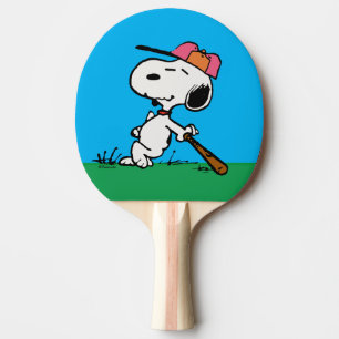 Raquette De Ping Pong cacahuètes   Snoopy at Bat