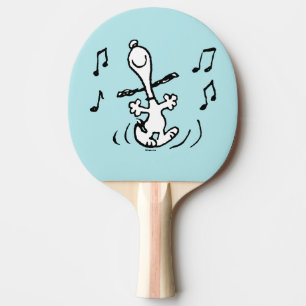 Raquette De Ping Pong cacahuètes   Snoopy Dancing
