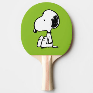 Raquette De Ping Pong cacahuètes   Snoopy En Bas
