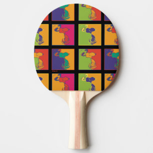 Raquette De Ping Pong cacahuètes Snoopy Pop Art Moderne