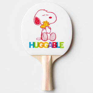Raquette De Ping Pong cacahuètes   Snoopy & Woodstock Huggable