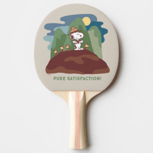 Raquette De Ping Pong cacahuètes   Snoopy & Woodstock Satisfaction pure