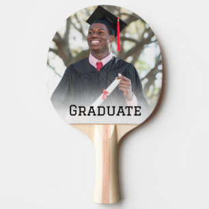 Raquette De Ping Pong Cadeau de photo de remise de diplôme personnalisé