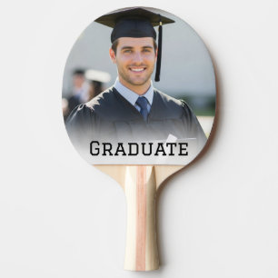 Raquette De Ping Pong Cadeau de photo de remise de diplôme personnalisé