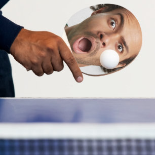 Raquette De Ping Pong Cadeau photo personnalisé amusant