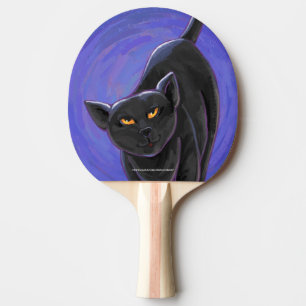 Raquette De Ping Pong Cadeaux et accessoires de chat noir