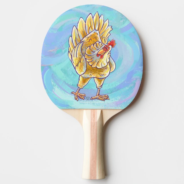 Raquette De Ping Pong Cadeaux et accessoires de poulet (Devant)