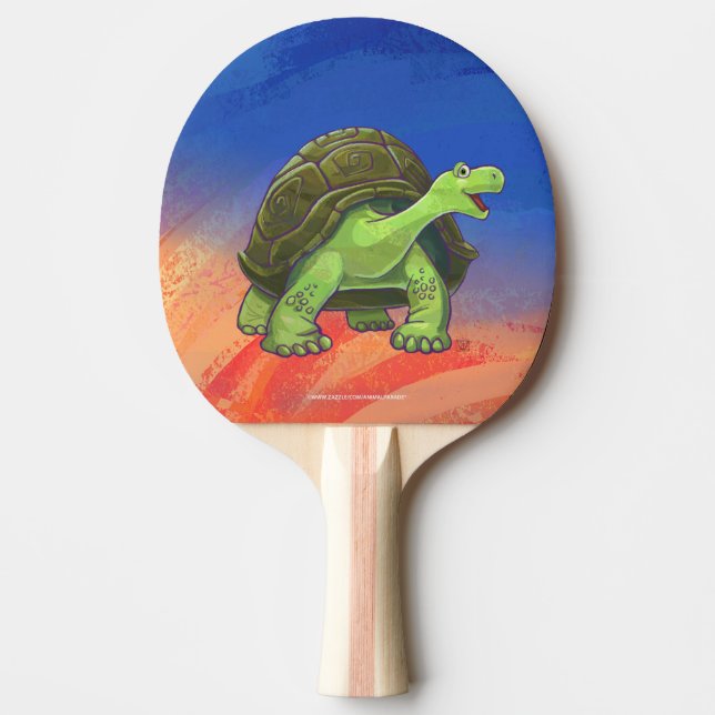 Raquette De Ping Pong Cadeaux et accessoires de tortue (Devant)