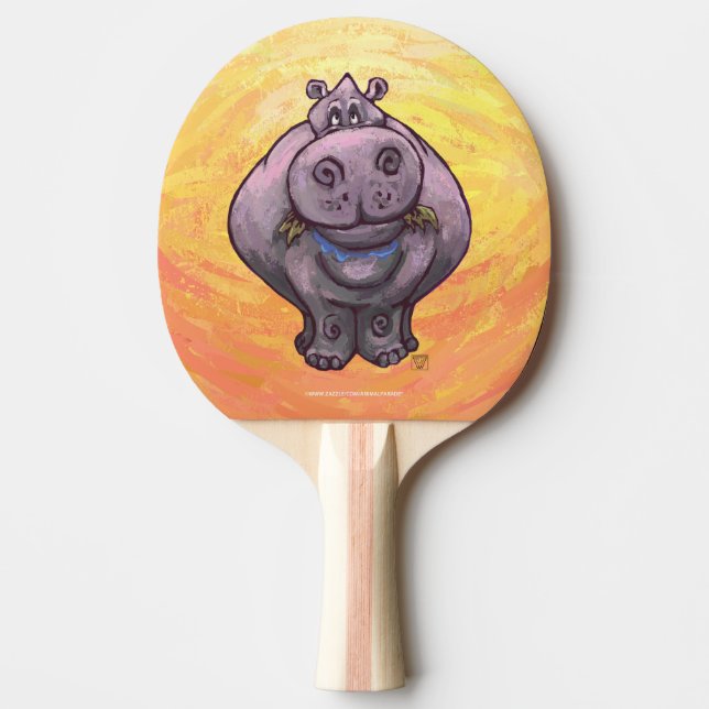 Raquette De Ping Pong Cadeaux et accessoires Hippopotamus (Devant)