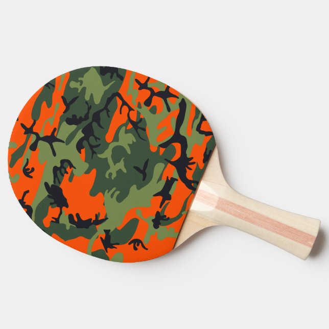 Raquette De Ping Pong Camo Chasseur orange (Dos Côté)