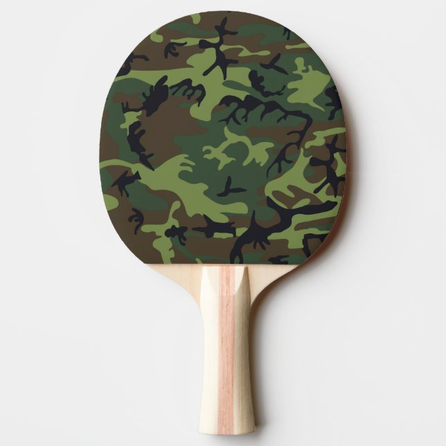 Raquette De Ping Pong Camo de forêt (Dos)