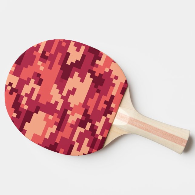 RAQUETTE DE PING PONG CAMO NUMÉRIQUE DÉSERT MARTIAN / CAMOUFLAGE (Côté)