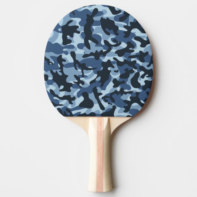 Raquette De Ping Pong Camouflage bleu (Devant)