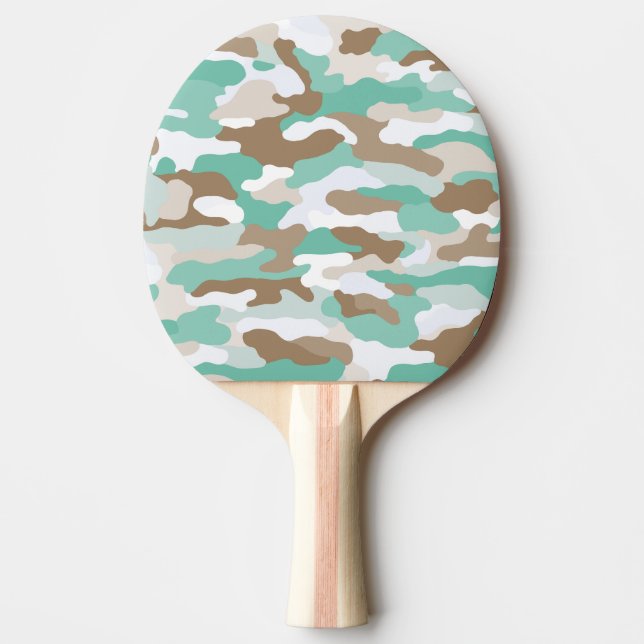 Raquette De Ping Pong Camouflage côtier (Devant)