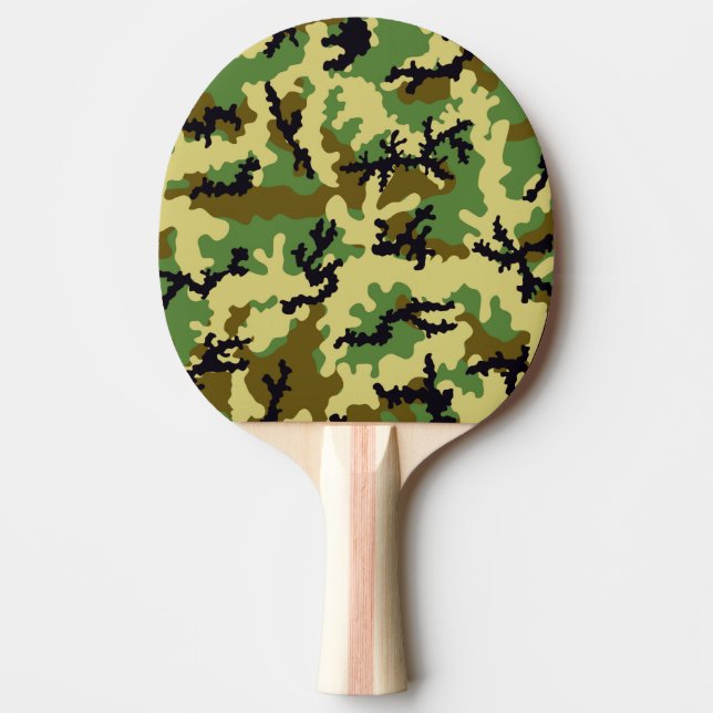 Raquette De Ping Pong Camouflage des bois (Devant)