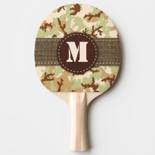 Raquette De Ping Pong Camouflage du désert