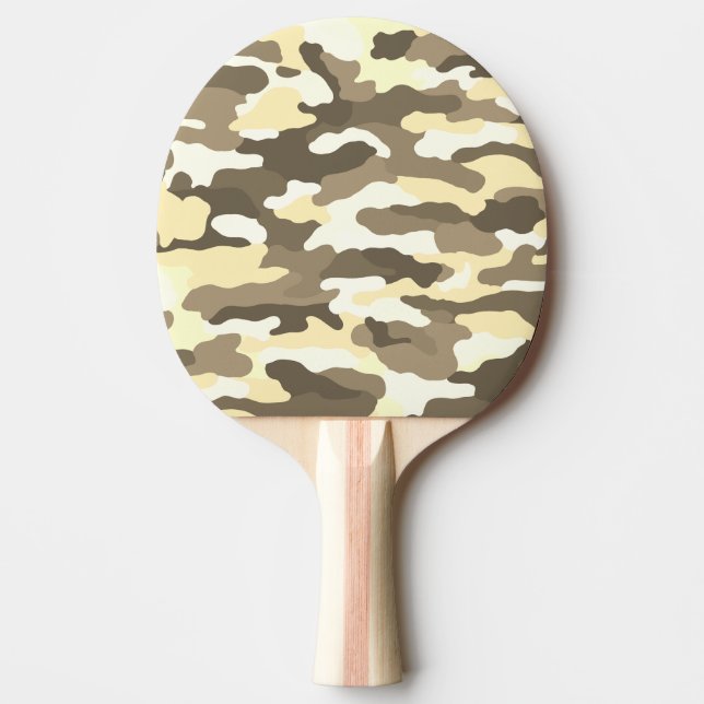 Raquette De Ping Pong Camouflage du désert (Devant)