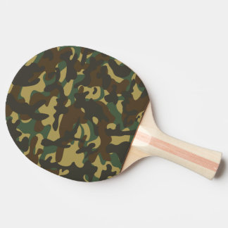 Raquette De Ping Pong Camouflage forestier