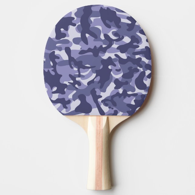 Raquette De Ping Pong Camouflage Navy Violet  (Devant)