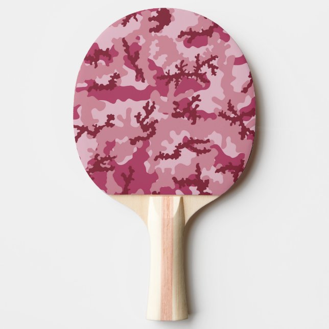 Raquette De Ping Pong Camouflage rose (Devant)