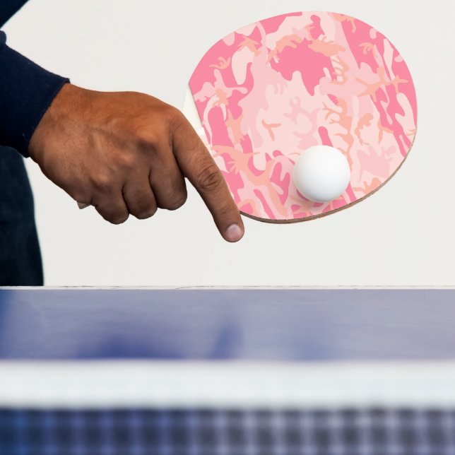 Raquette De Ping Pong Camouflage rose, Armée (Insitu)