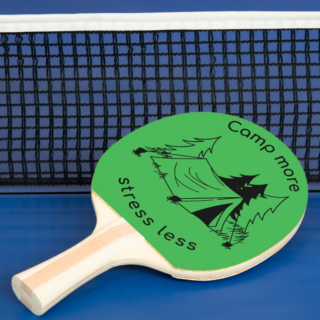 Raquette De Ping Pong Camp plus de stress moins (Insitu)