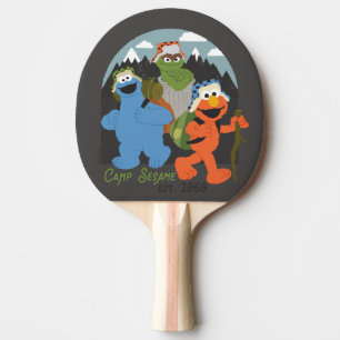Raquette De Ping Pong Camp Sesame Street EST. 1969