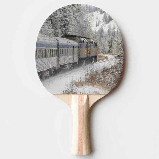 Raquette De Ping Pong Canada, Alberta. Train des neiges de VIA Rail entr (Devant)