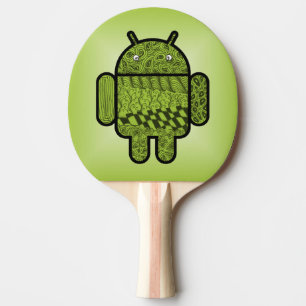 Raquette De Ping Pong Caractère de gribouillage pour Android™