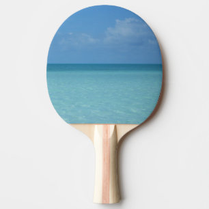 Raquette De Ping Pong Caraïbes Horizon Tropical Turquoise Bleu