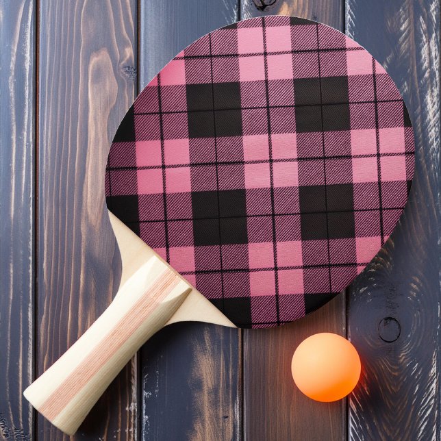 Raquette De Ping Pong Caramel au Coton à Carreaux (Créateur téléchargé)