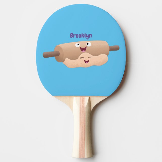 Raquette De Ping Pong Caricature à pâte molle et à pâte molle (Devant)