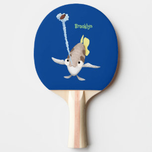 Raquette De Ping Pong Caricature de Tir à l'arc