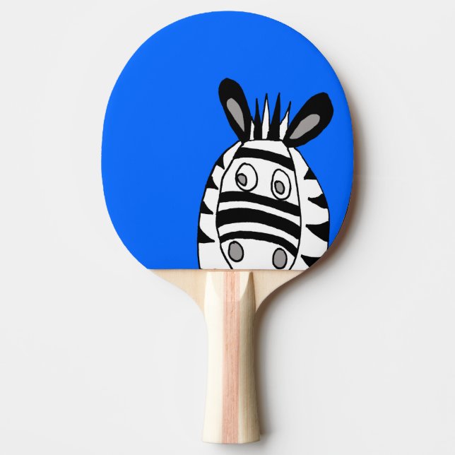 Raquette De Ping Pong caricature zebras ping pong paddle (Devant)