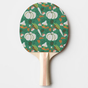 Raquette De Ping Pong Carottes et champignons motifs sans soudure citrou