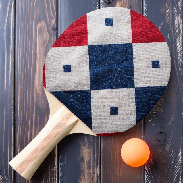 Raquette De Ping Pong Carreaux de la Colonie (Créateur téléchargé)