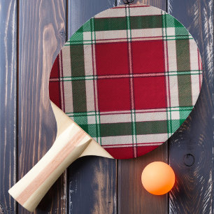 Raquette De Ping Pong Carreaux Rouges Canneberge