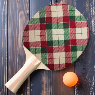 Raquette De Ping Pong Carreaux Rouges Classiques