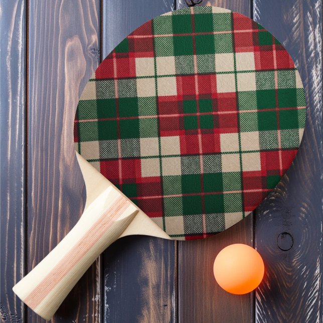Raquette De Ping Pong Carreaux Rouges de Fêtes (Créateur téléchargé)
