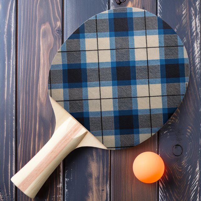 Raquette De Ping Pong Carreaux Ruban Bleu (Créateur téléchargé)
