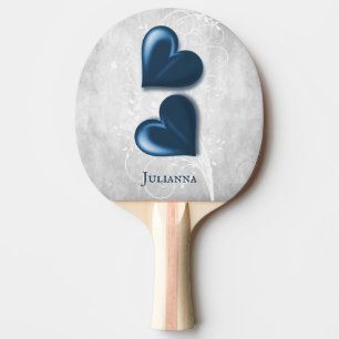 Raquette De Ping Pong Carres bleues Ping Paddle personnalisées