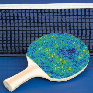 Raquette De Ping Pong Carte de l'univers de la sonde à micro-ondes WMAP