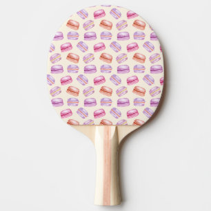 Raquette De Ping Pong Carte de voeux plate Étiquettes cadeaux Envelopper