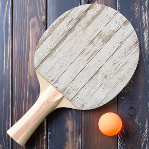 Raquette De Ping Pong Cartes blanches en bois