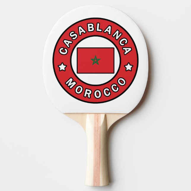 Raquette De Ping Pong Casablanca Maroc (Devant)