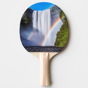 Raquette De Ping Pong Cascade et arc-en-ciel