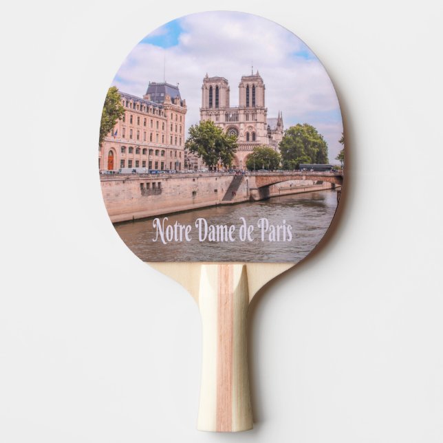 Raquette De Ping Pong Cathédrale Notre-Dame de Paris (Devant)